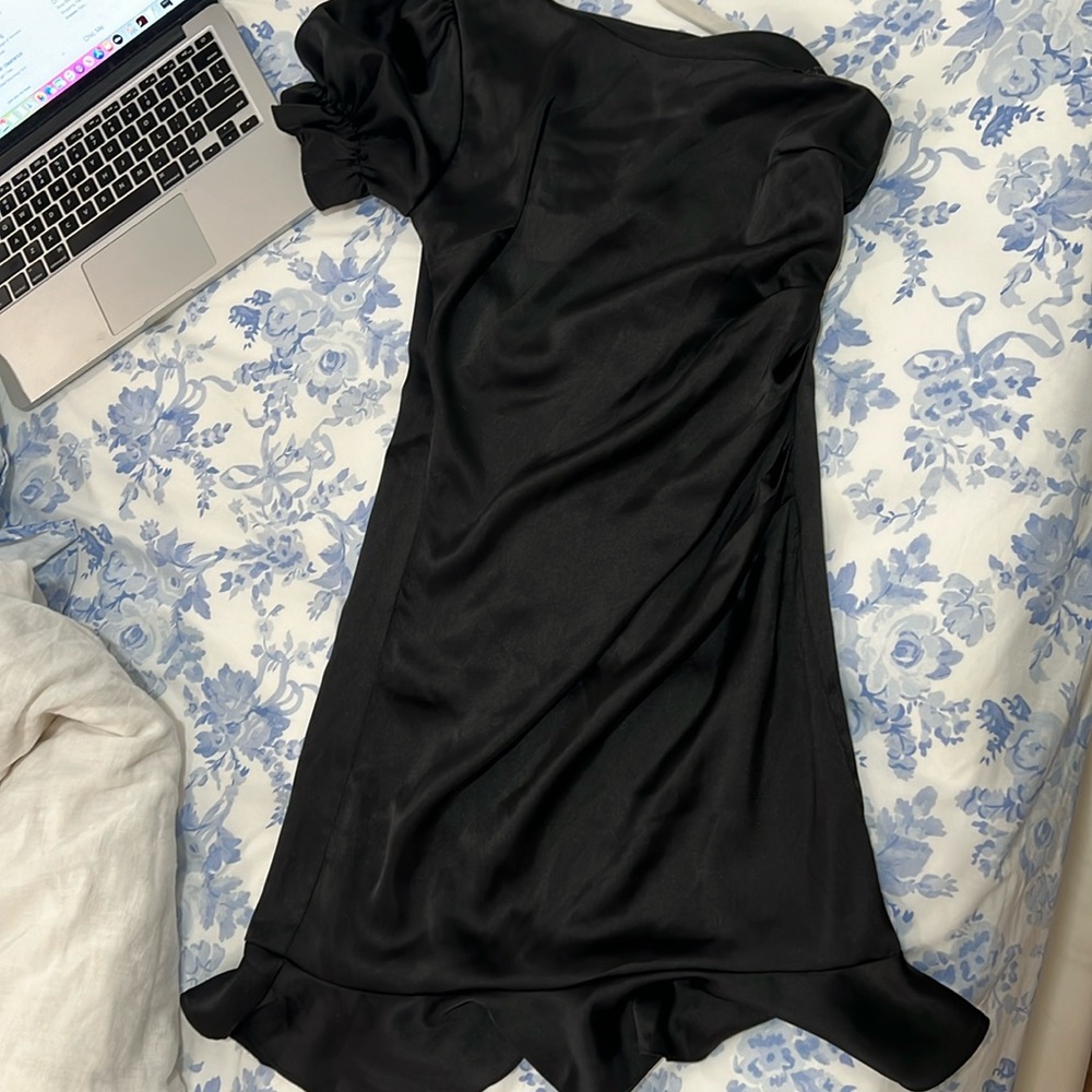 Black Silk Dress